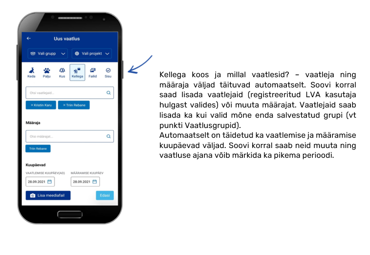 J4. Etapp kellega ja millal