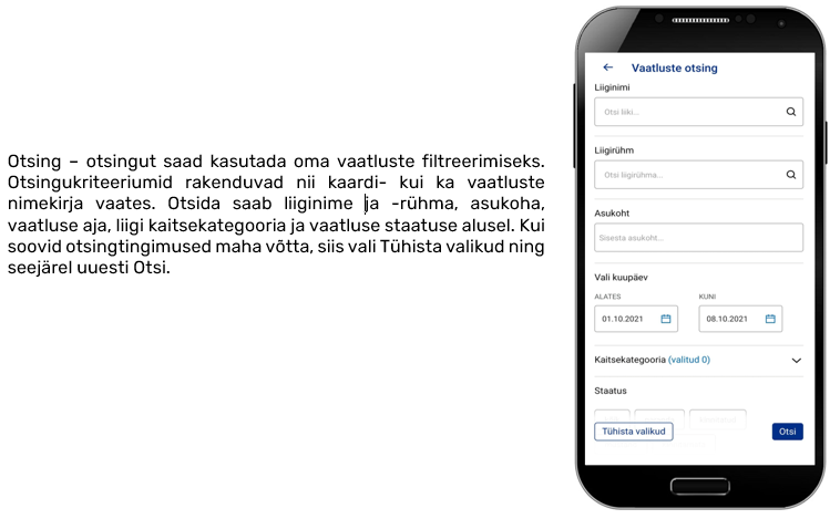 J9 Otsinguvõimalused